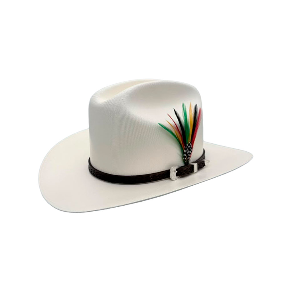 Sombrero Morcon 2500X – Copa Baja Sinaloa y Doble Pluma Stetson