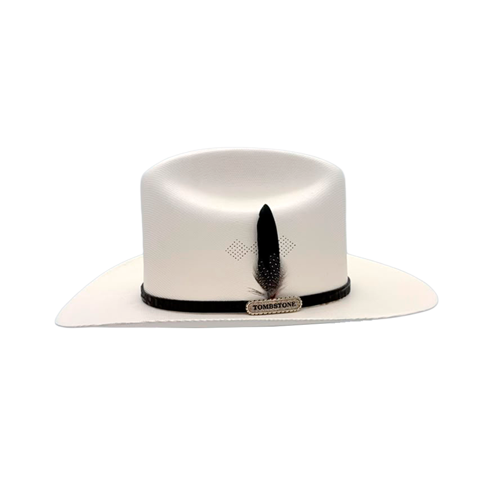 Sombrero Tombstone® 1000X – Copa Alta y Ala Plana 8 cm