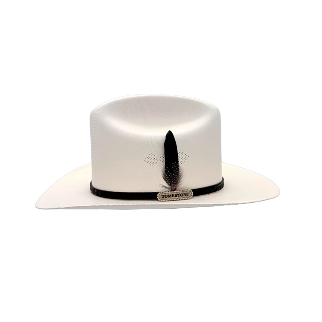 Sombrero Tombstone® 1000X – Copa Alta y Ala Plana 8 cm