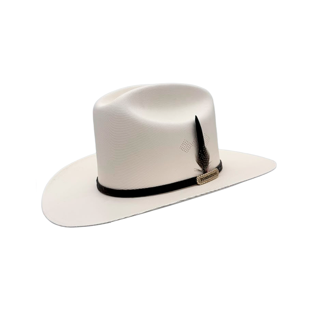 Sombrero Tombstone® 1000X – Copa Alta y Ala Plana 8 cm